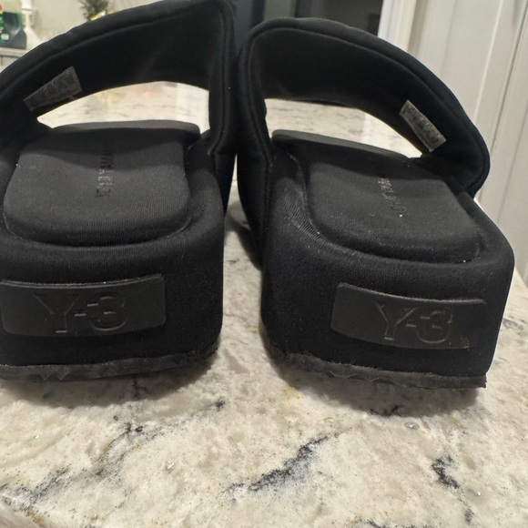 Adidas Y-3 Yohji Yamamoto Comfylette Puff Slide Black Women's Size 5 - Picture 2 of 10